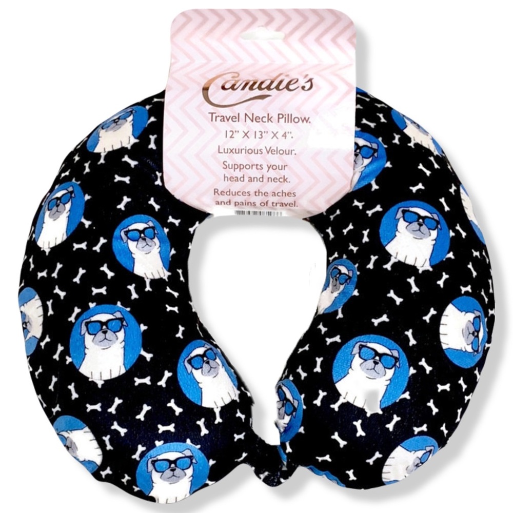 Pug Travel Neck Pillow ◈ Memory Foam
